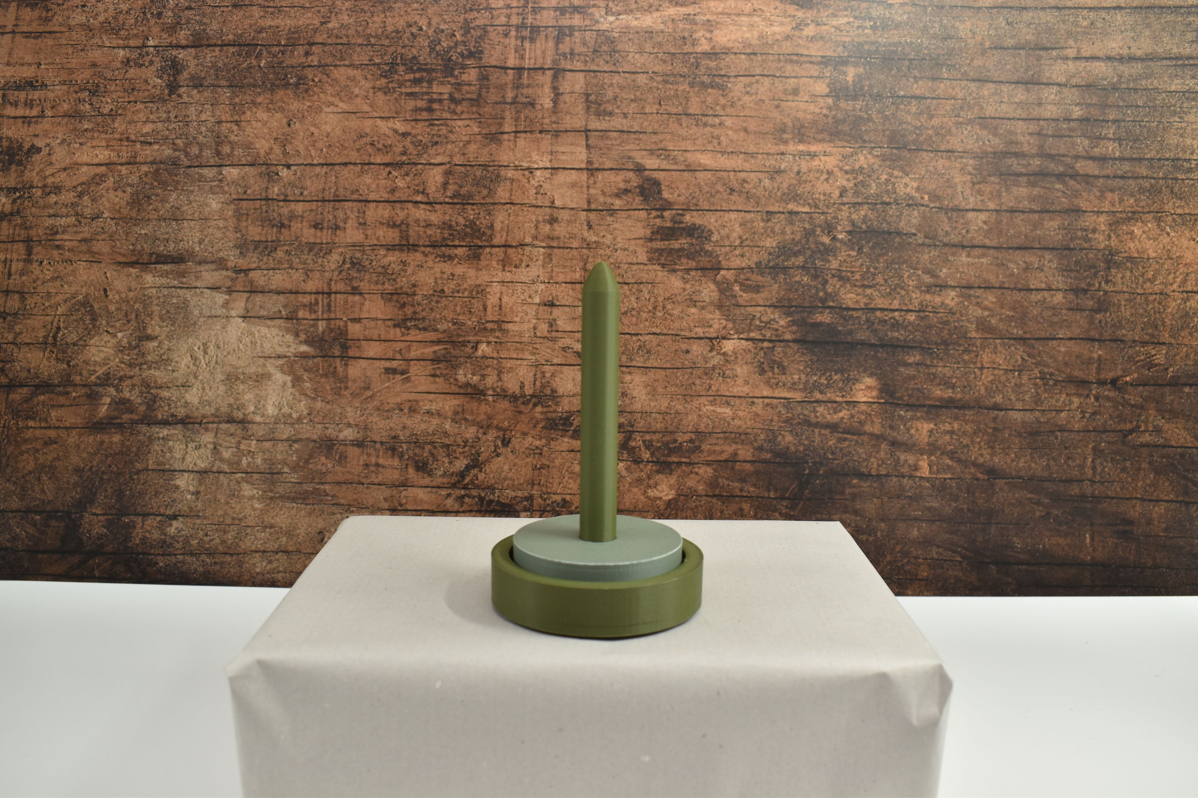 3D-Wollabroller klein, Grün