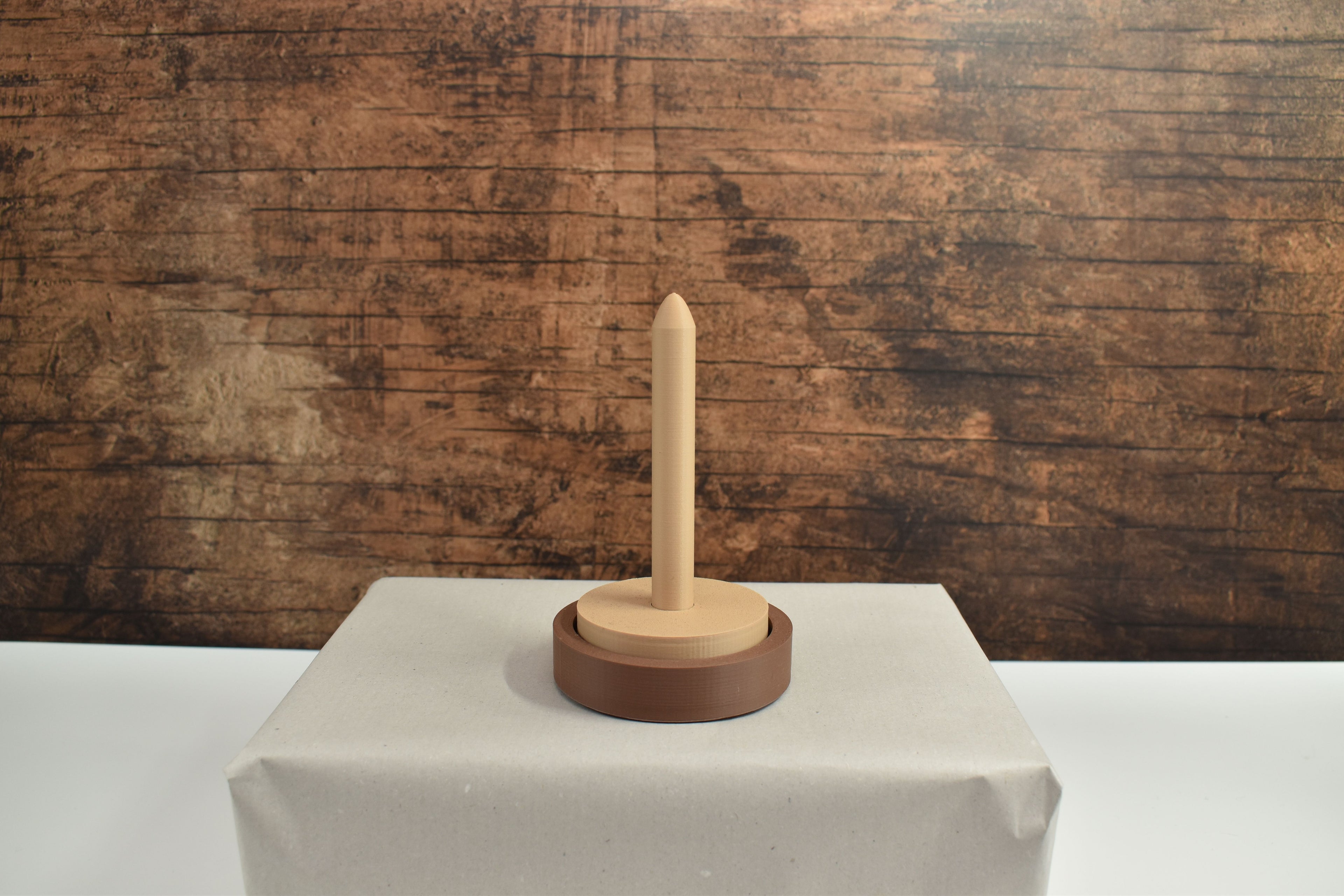 3D-Wollabroller klein, braun