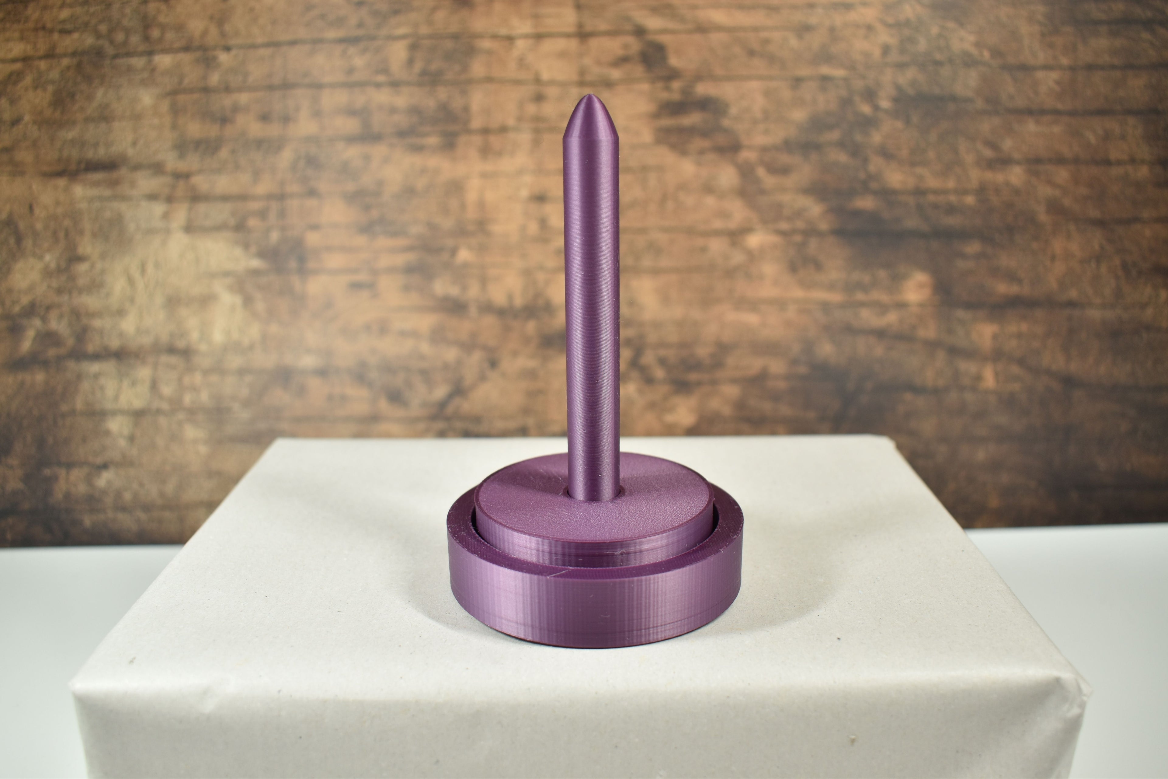 3D-Wollabroller klein, mauve-lila
