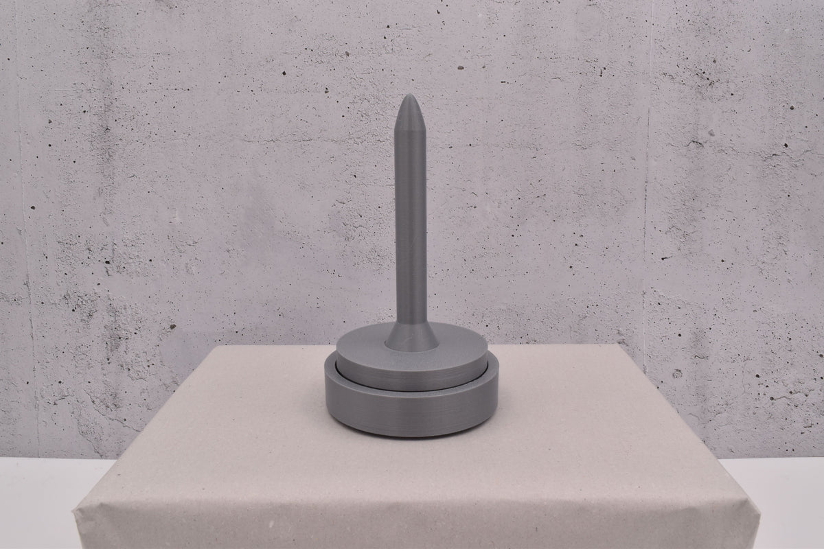 magnetischer, 3D-Wollabroller klein, grau