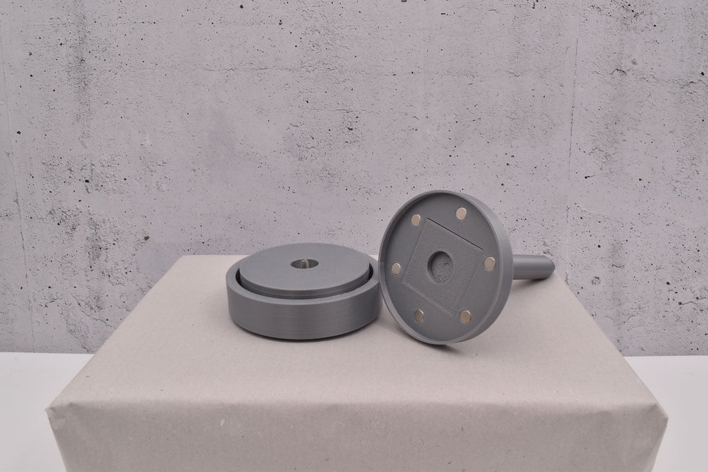 magnetischer, 3D-Wollabroller klein, grau