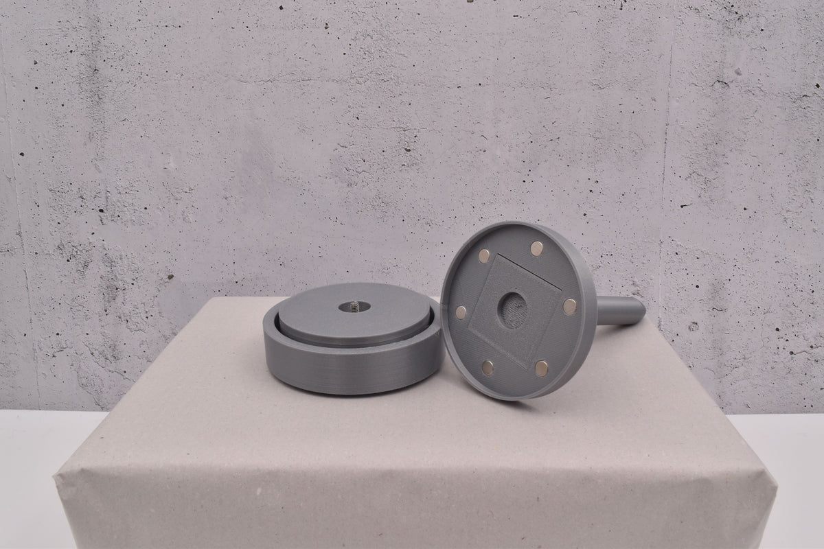magnetischer, 3D-Wollabroller klein, grau