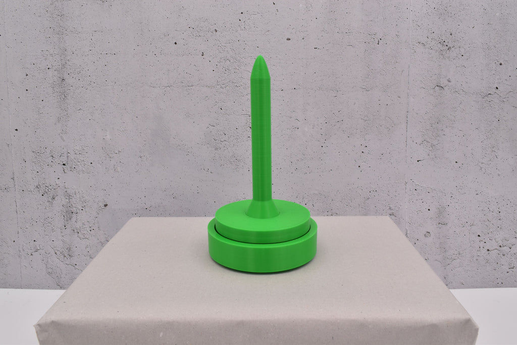 magnetischer, 3D-Wollabroller klein, grün