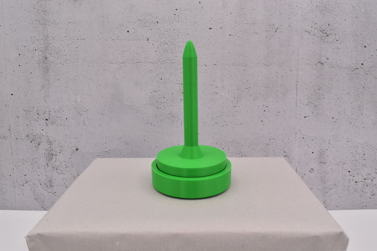 magnetischer, 3D-Wollabroller klein, grün