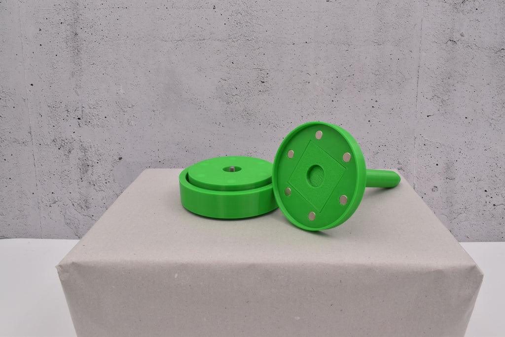 magnetischer, 3D-Wollabroller klein, grün