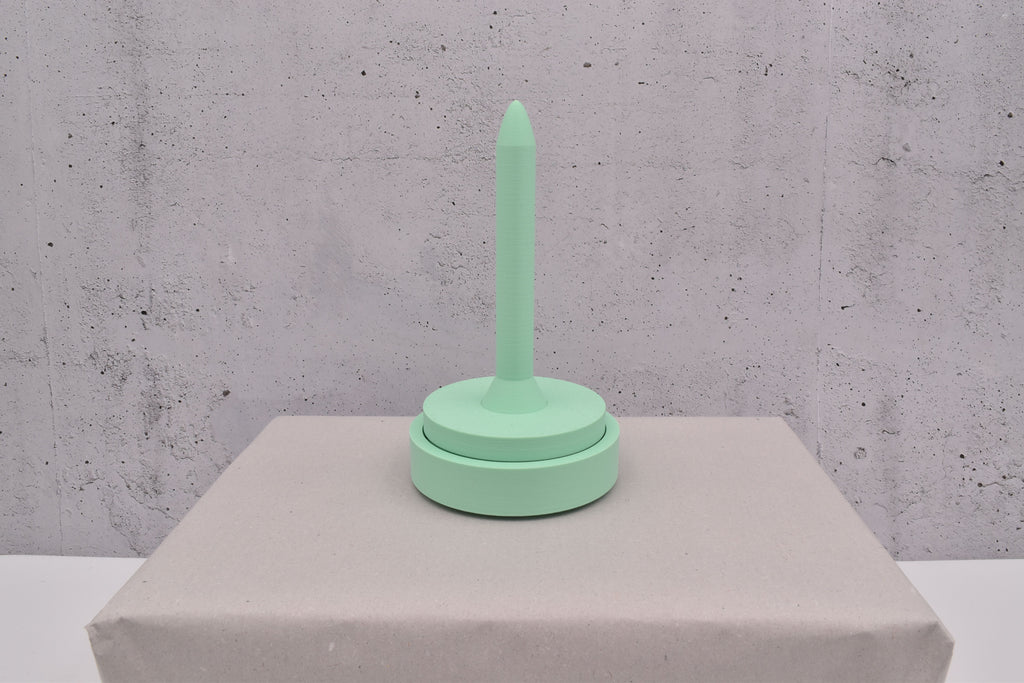 magnetischer, 3D-Wollabroller klein, hellgrün