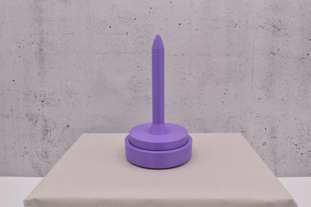 magnetischer, 3D-Wollabroller klein, lila