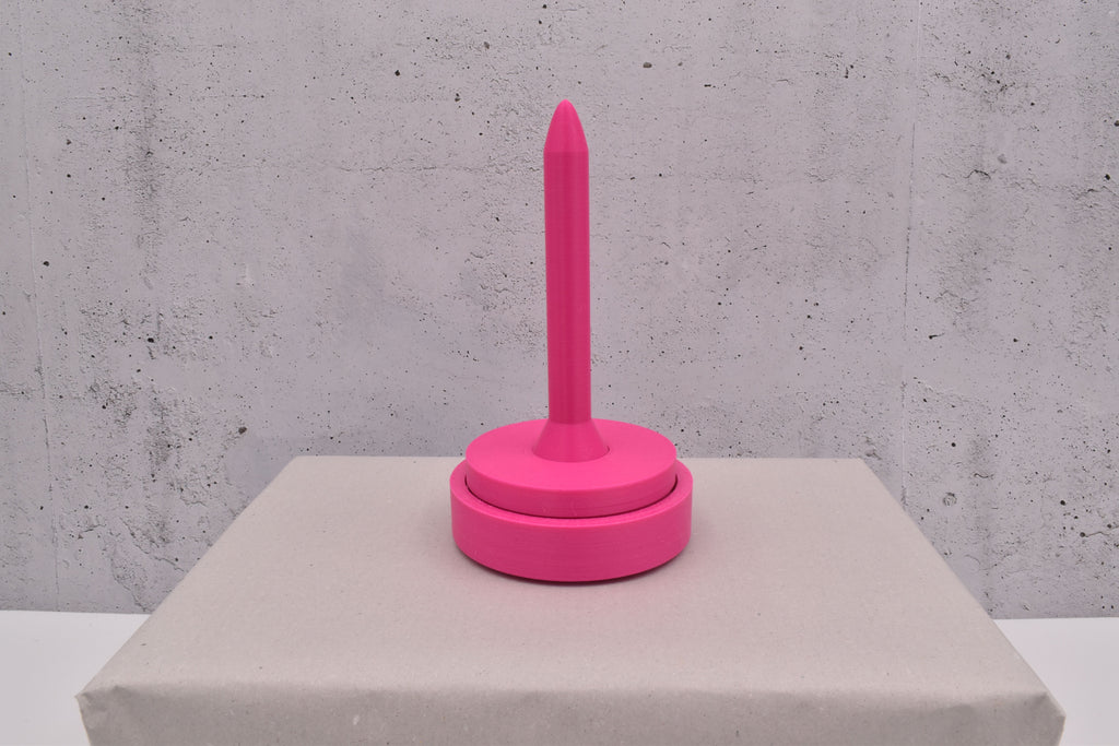 magnetischer, 3D-Wollabroller klein, rosa