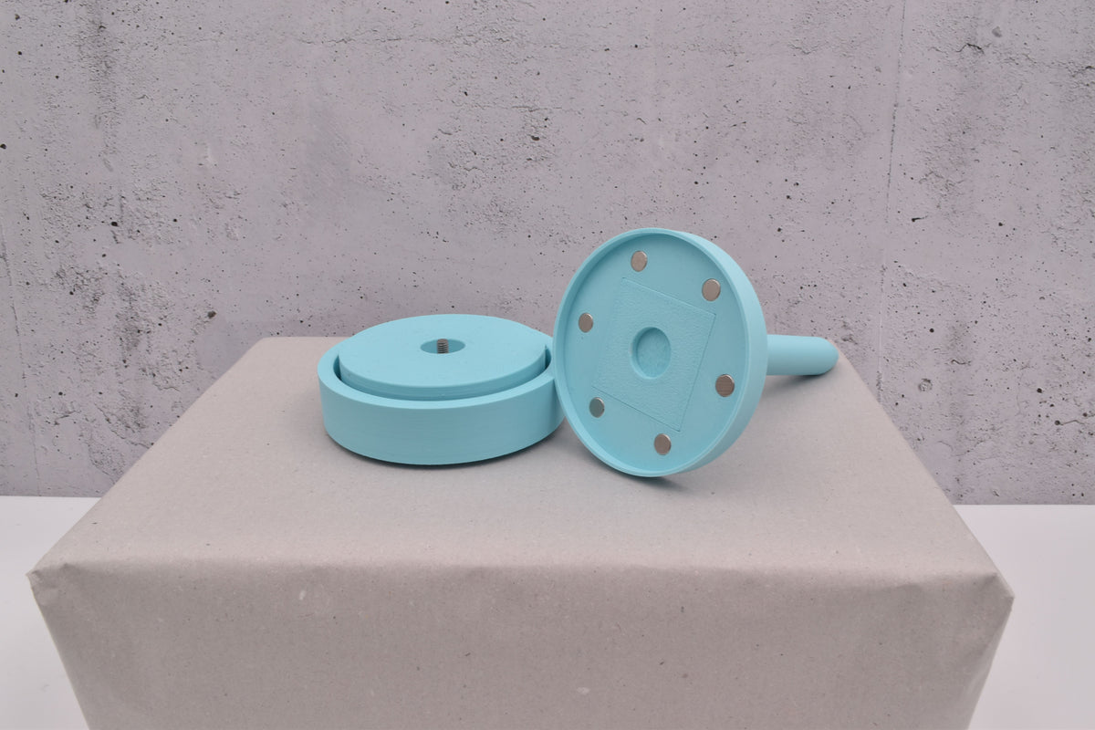 magnetischer, 3D-Wollabroller klein, helles blau