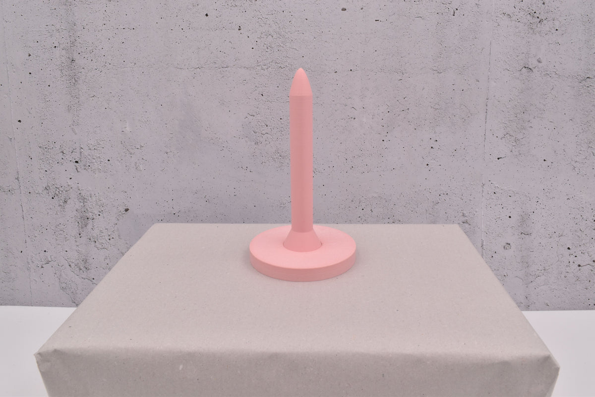 magnetisches Oberteil für den 3D-Wollabroller klein, hellrosa