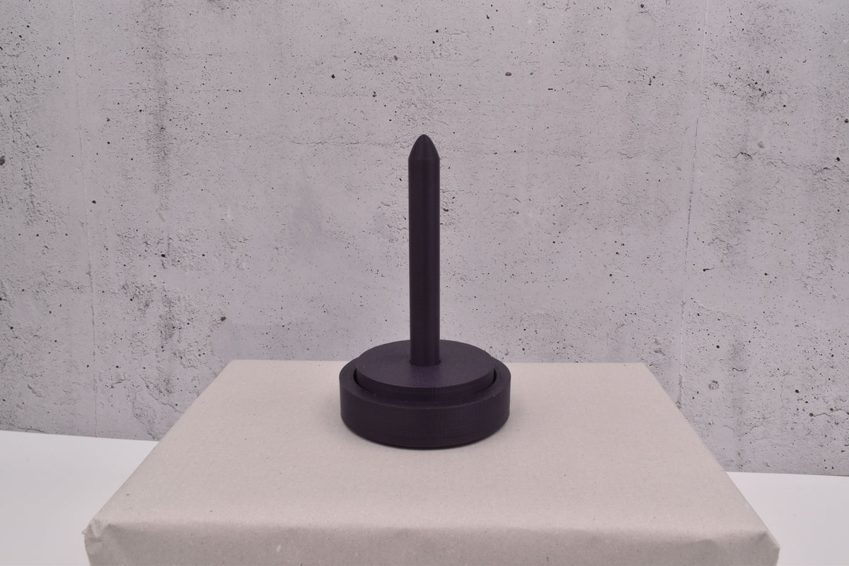 3D-Wollabroller klein, dunkel lila