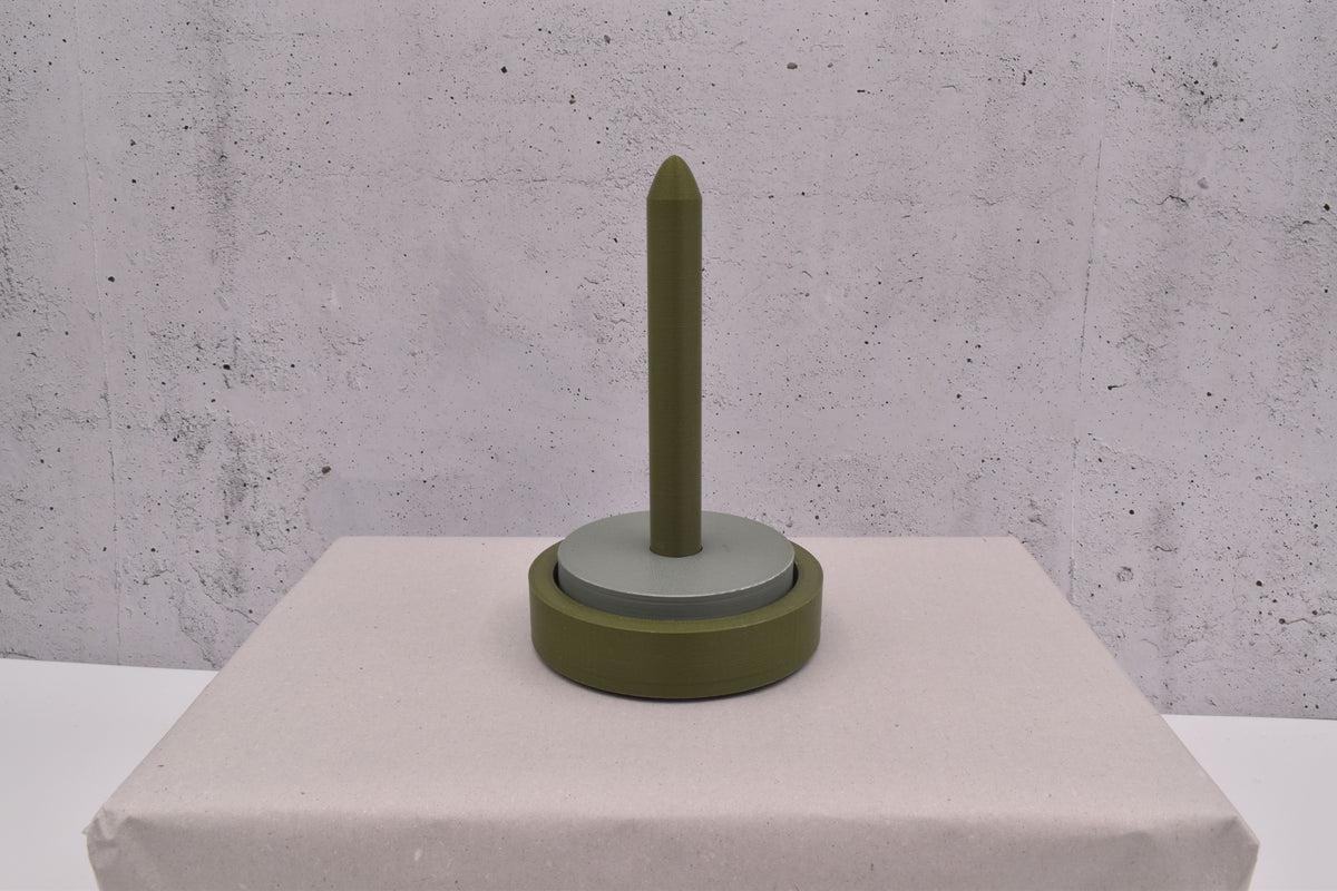 3D-Wollabroller klein, Grün
