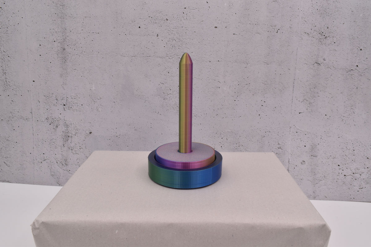 3D-Wollabroller klein, bunt (glänzend)
